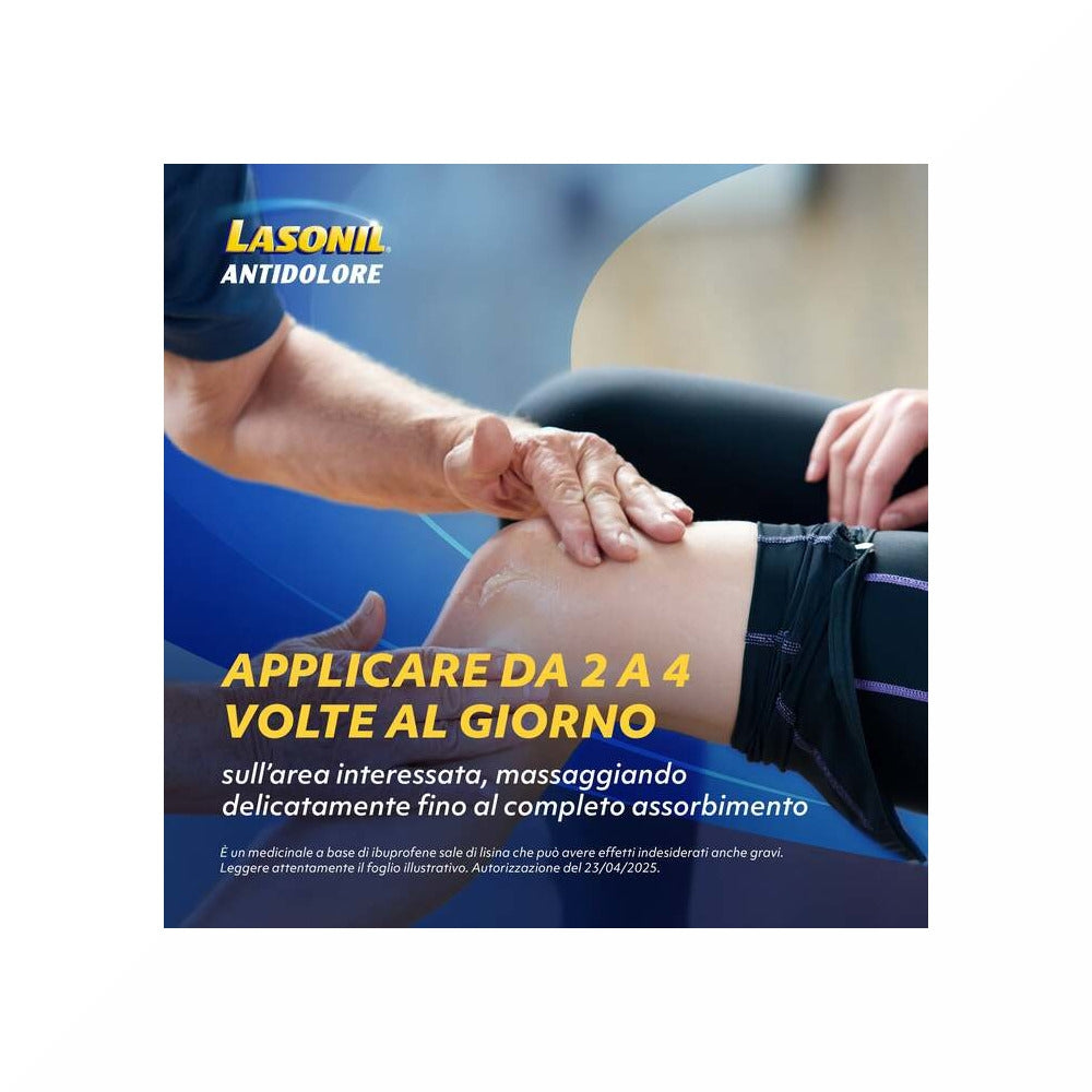Lasonil Antidolore Gel Dolori Muscolari e Articolari Ibuprofene Sale di Lisina 10% 50gr-16