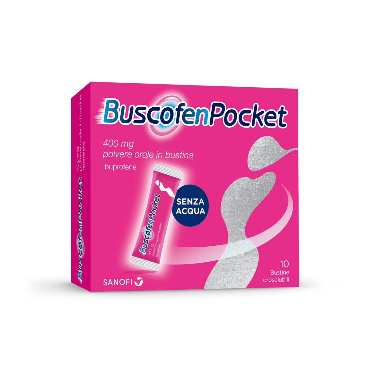 BuscofenPocket 400mg Con Ibuprofene Analgesico Contro Dolori Da Ciclo 10 Bustine-15