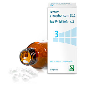 Sale Dr. Schüssler n.3 Ferrum Phosphoricum D12 medicinale omeopatico 200 compresse-1