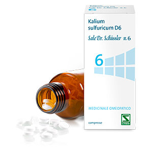 Sale Dr. Schüssler n.6 Kalium sulfuricum D6 medicinale omeopatico 200 compresse-1