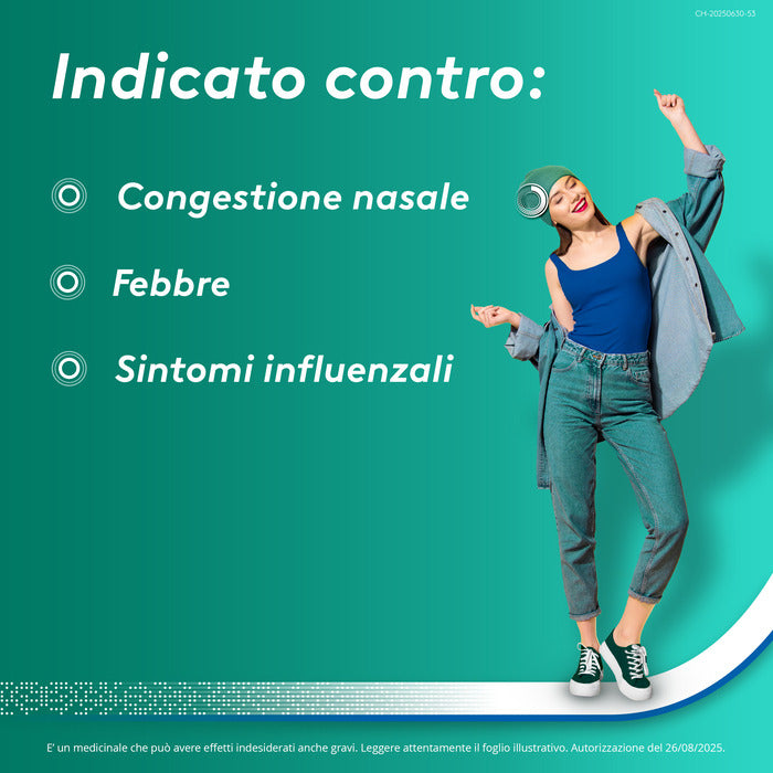 Aspirina Influenza Naso Chiuso 20 Buste - Antidolorifico e Decongestionante-1
