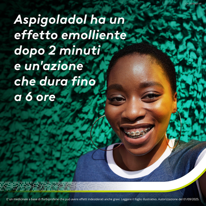Aspi Gola Dol Caramelle Gola Antinfiammatorio per Mal di gola 16 Pastiglie Senza Zucchero Arancia-14
