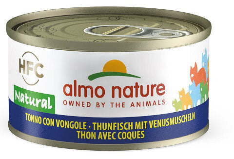 Almo Nature HFC Natural Cibo Umido Tonno Con Vongole Per Gatti Adulti Lattina 70g-2
