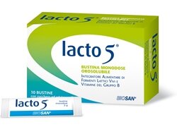 Lacto 5 10 Bustine Orosolubili Senza Glutine-2