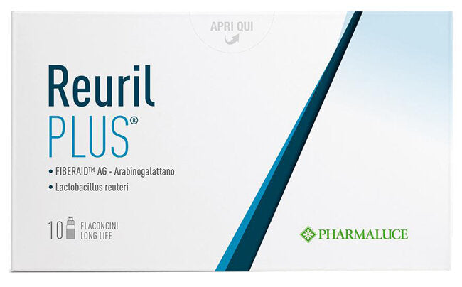Reuril Plus Integratore Fermenti Lattici e Fibre 10 Flaconcini-2