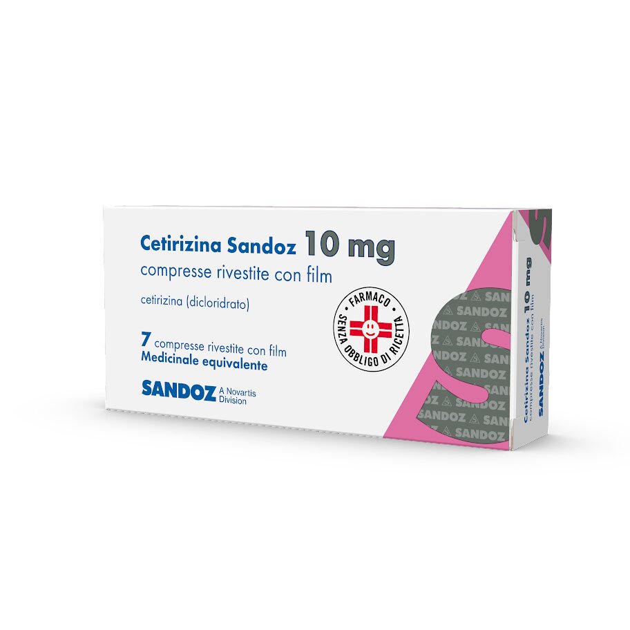 Sandoz Cetirizina 10mg 7 compresse rivestite-2