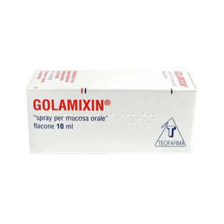 Golamixin Spray Orofaringeo Stomatiti Batteriche 10ml-2