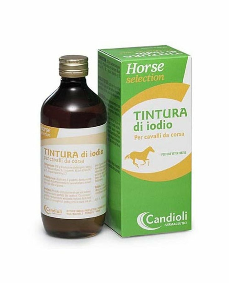 Candioli Tintura Di Iodio Per Cavalli 220g-1