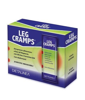 Dietalinea leg cramps a base di magnesio 20 bustine orosolubili-2