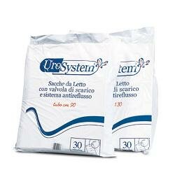 Urosystem Sacca Di Drenaggio Da Letto Incontinenza Tubo 90cm Con Scarico 30 Pezzi-2