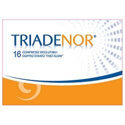 Triadenor 16 compresse deglutibili doppio strato a rilascio modificato-2