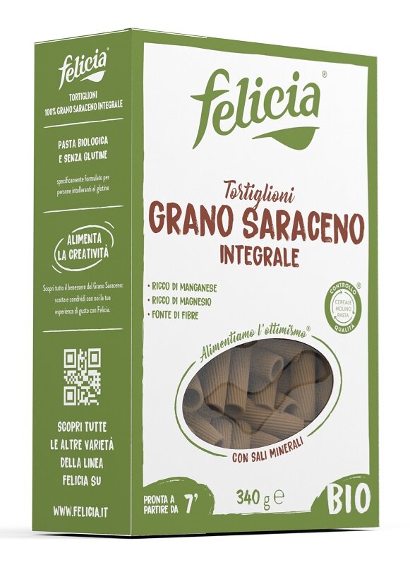 Felicia Bio Saraceno Tortiglioni 340g-1