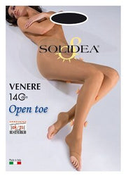 Solidea Venere 140den Open Toe colore Camel-1
