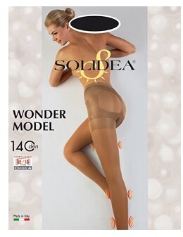 Solidea Collant Wonder Model 140 Denari Opaque Nero 4 Large 1 Paio-1