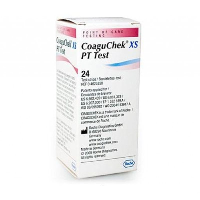 CoaguChek XS PT Test 24 Strisce reattive-1