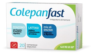 Colepanfast favorisce la digestione 20 compresse-2