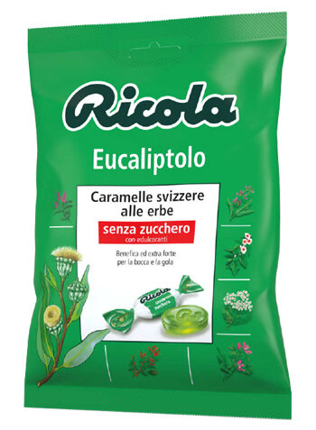 Ricola Eucaliptolo caramelle alle erbe svizzere senza zucchero 70g-2