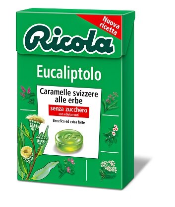 Ricola Eucaliptolo caramelle alle erbe svizzere senza zucchero 50g-2