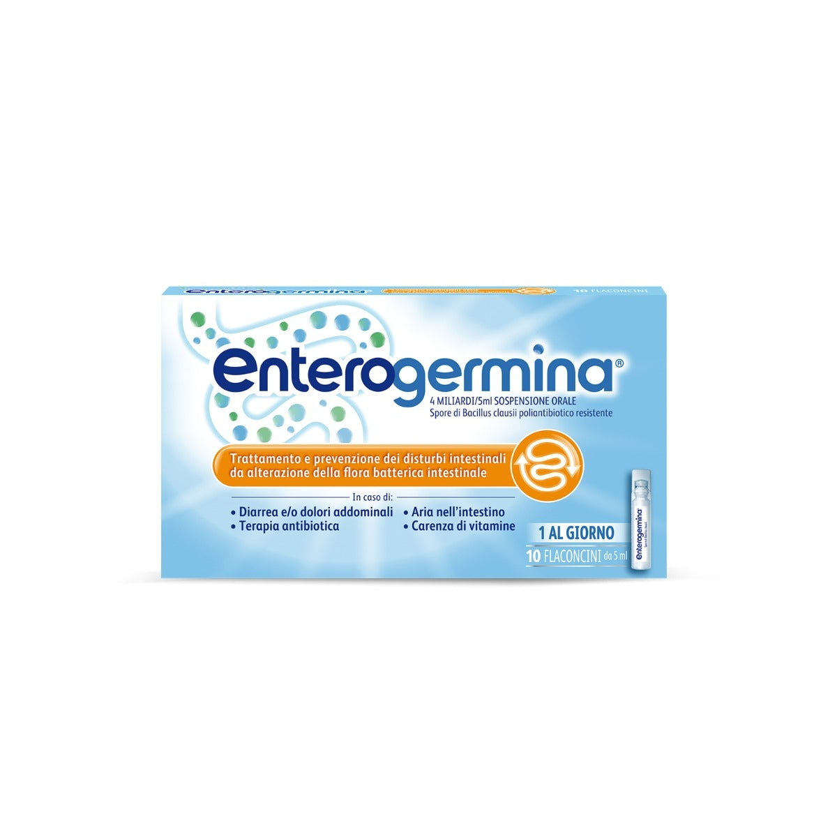Enterogermina 4 Miliardi Fermenti Lattici Probiotici per Disturbi Intestinali 10 Fiale-19