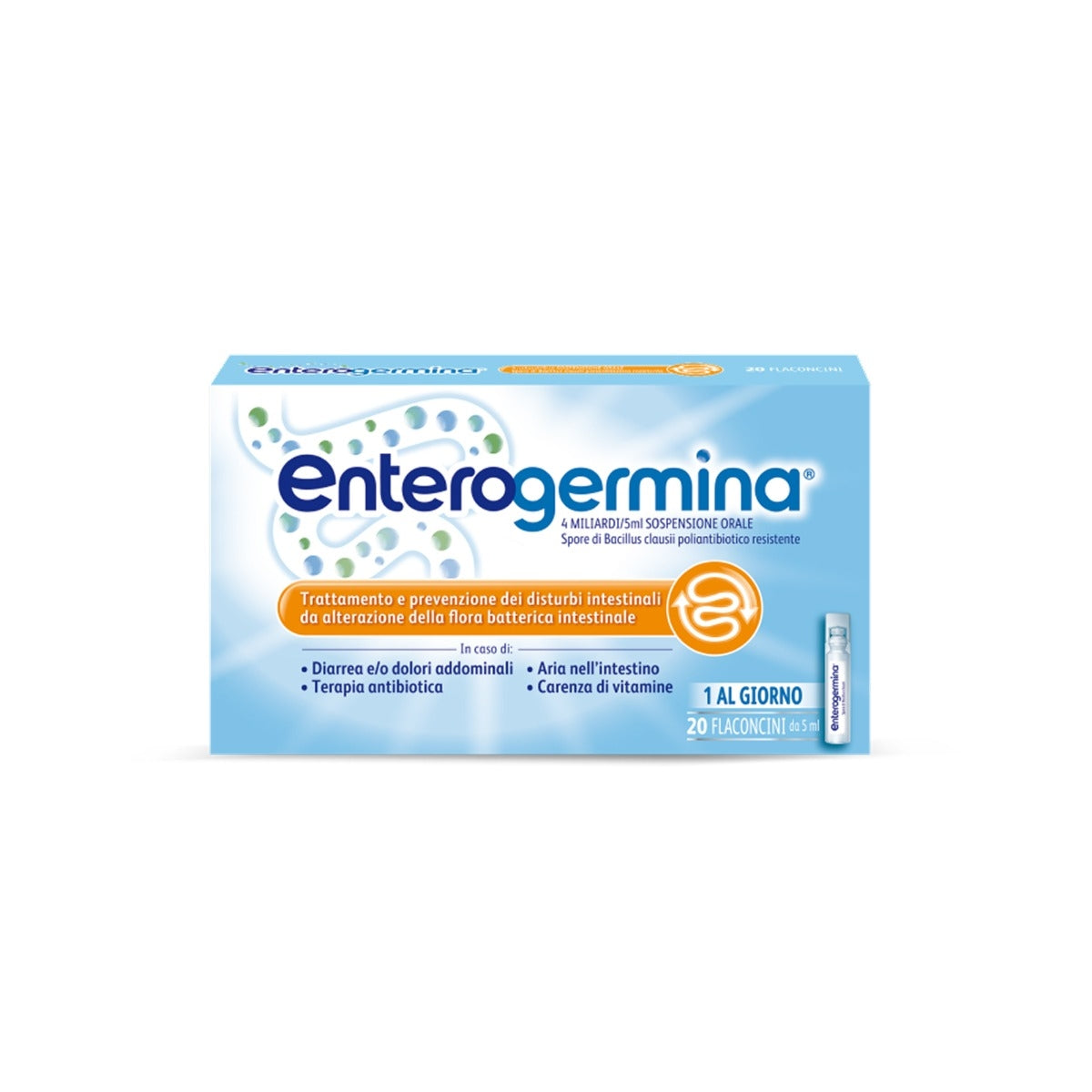 Enterogermina 4 Miliardi Fermenti Lattici Probiotici per Disturbi Intestinali 20 Fiale-19