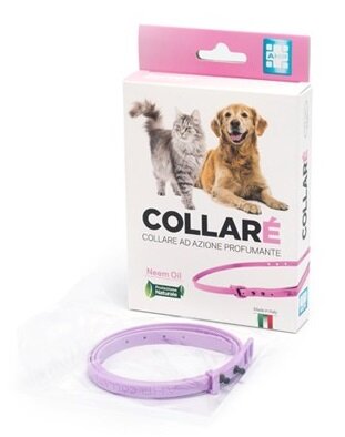 Collare' Collare Cani E Gatti Azione Profumante Con Olio Di Neem Colore Rosa-3