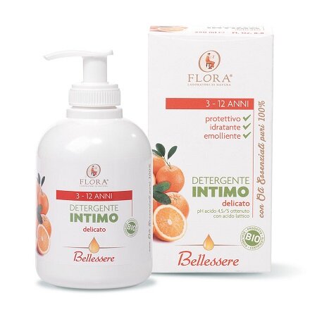 Flora Bellessere detergente intimo 3-12 anni 250ml-2