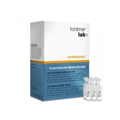 Tonimer lab Hypertonic soluzione nasale 18 flaconcini monodose-2