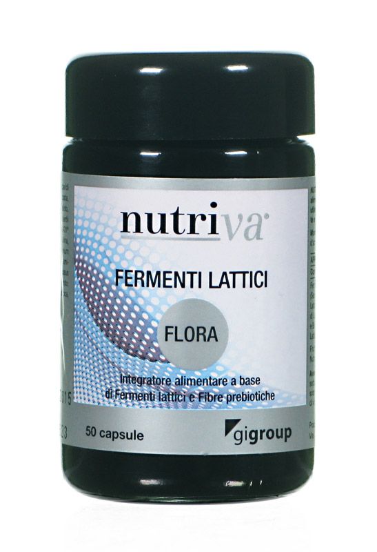 Nutriva Flora integratore fermenti lattici 50 capsule-1