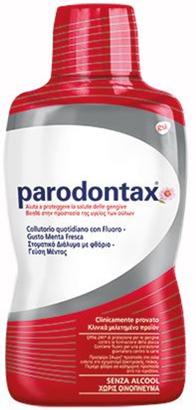 Parodontax Collutorio quotidiano con Fluoro gusto menta fresca 500ml-1