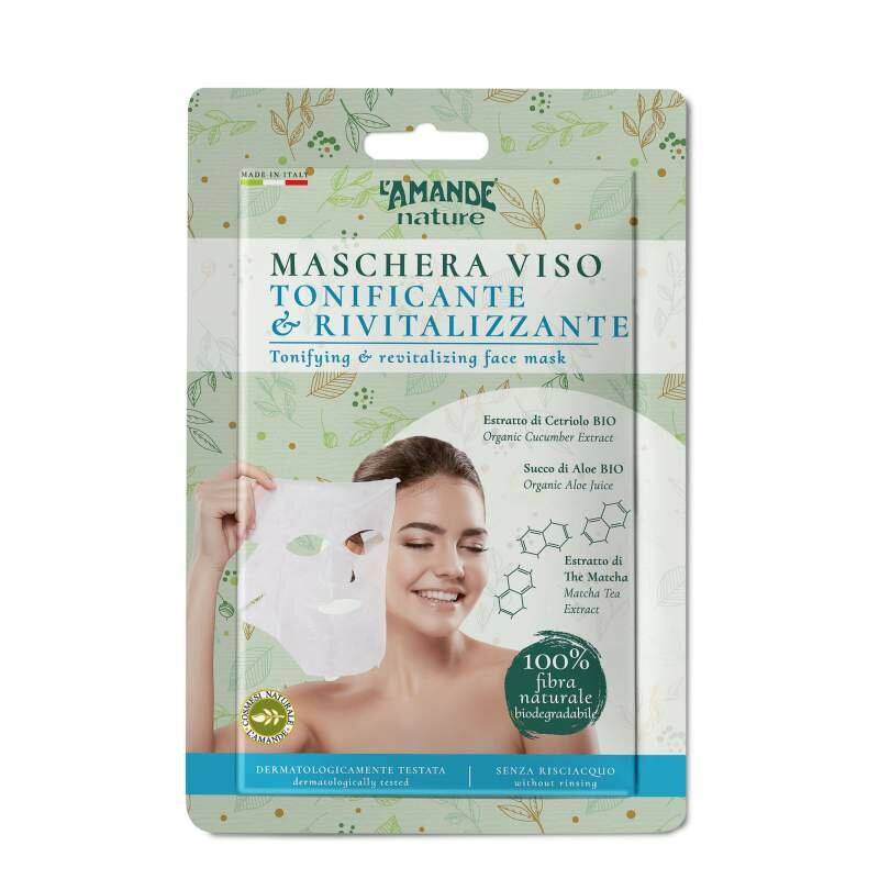 L'Amande Maschera Viso Tonificante & Rivitalizzante 1 pezzo-2