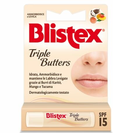 Blistex Triple Butters SPF15 stick per labbra gusto caramello-1