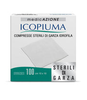 Icopiuma compresse sterili di garza idrofila 10x10-1