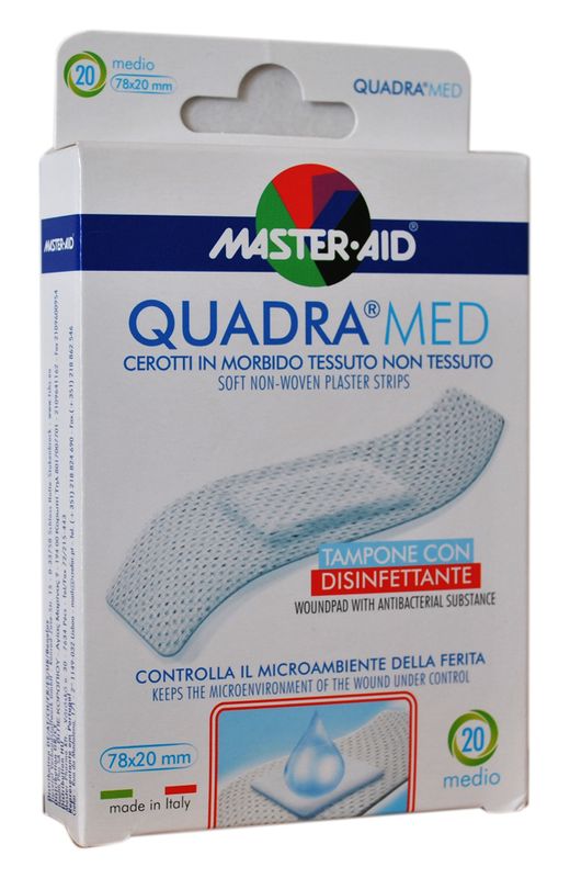 Quadramed cerotti ipoallergenici 20 strip MEDIO-1