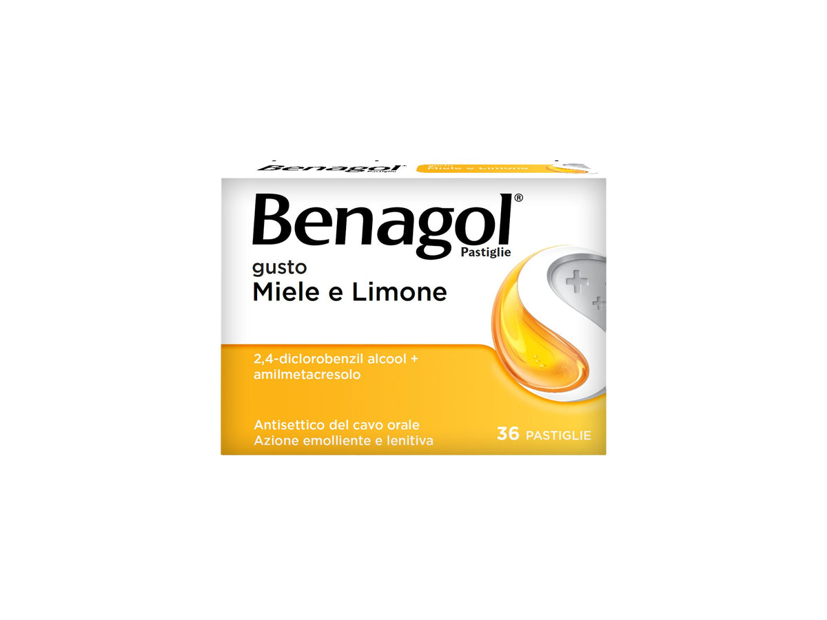 Benagol Pastiglie antisettico cavo orale 36 pastiglie gusto miele e limone-18