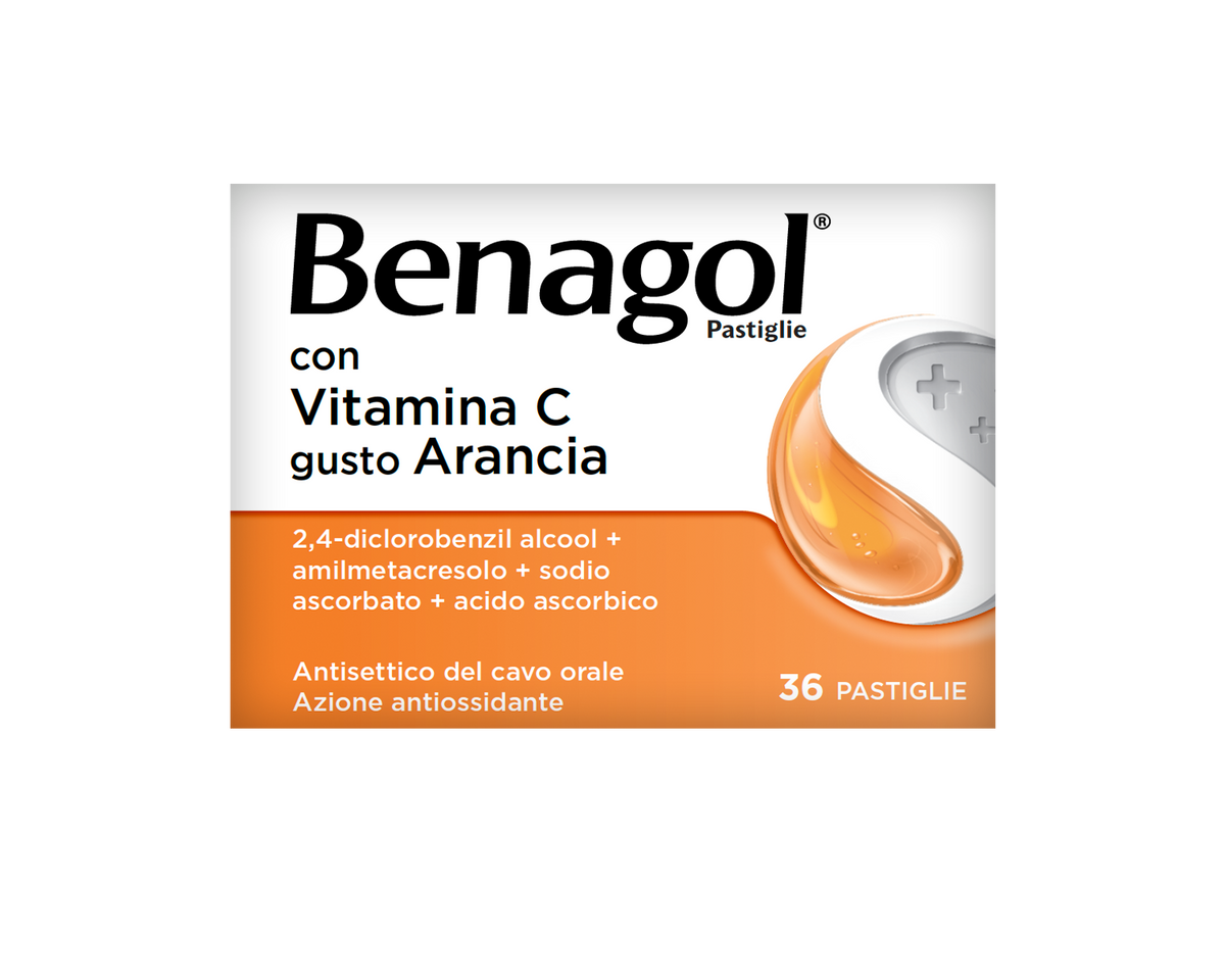 Benagol Pastiglie antisettico cavo orale 36 pastiglie gusto arancia-9