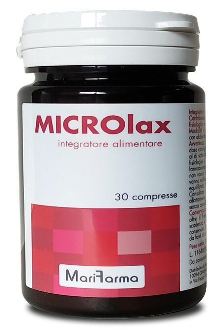 Microlax per il benessere intestinale 30 compresse-2