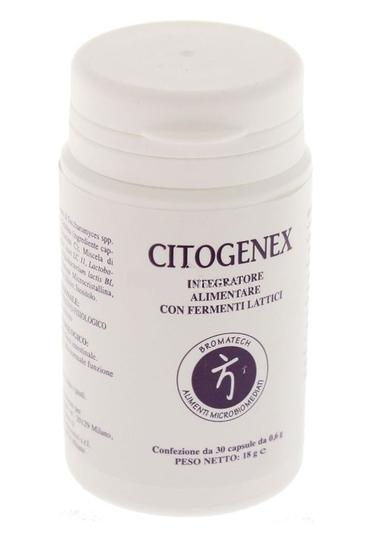 Bromatech Citogenex per l'equilibrio della flora intestinale 30 capsule-1