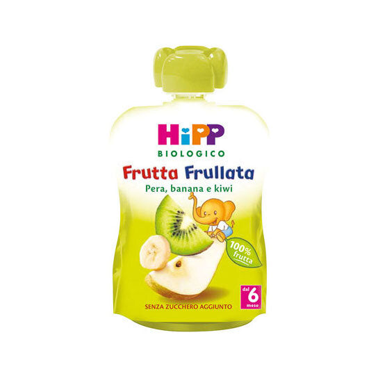 Hipp Biologico Frutta Frullata Pera, banana e kiwi 90 g-2