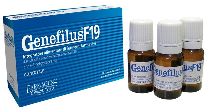 Genefilus F19 fermenti lattici 10 flaconi da 10ml-2