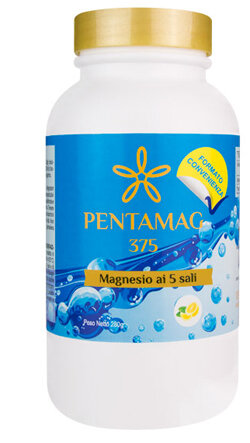 Pentamag 375 Magnesio ai 5 sali effervescente 280g-1