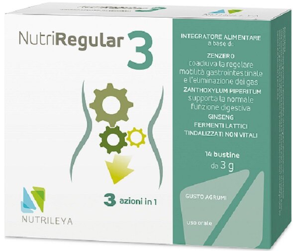 Nutriregular 3 utile per l'eliminazione di gas 14 bustine-1