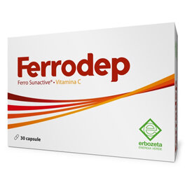 Erbozeta Ferrodep integratore alimentare di ferro 30 capsule-2