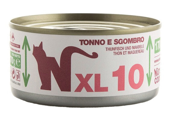 Natural Code XL10 Cibo Umido Per Gatti Adulti Tonno e Sgombro 170g-2