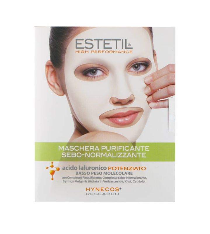 Estetil Maschera viso purificante sebo normalizzante con acido ialuronico-1