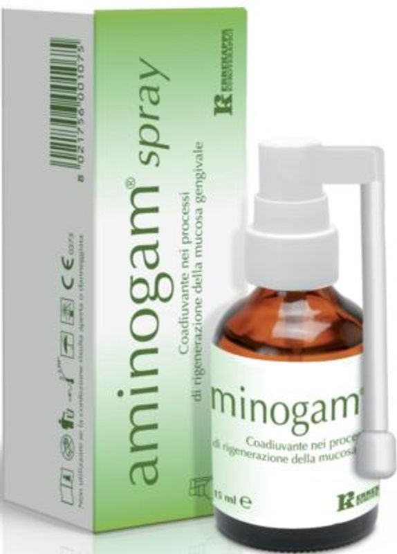Aminogam spray 15ml coadiuvante nei processi di rigenerazione orale-1