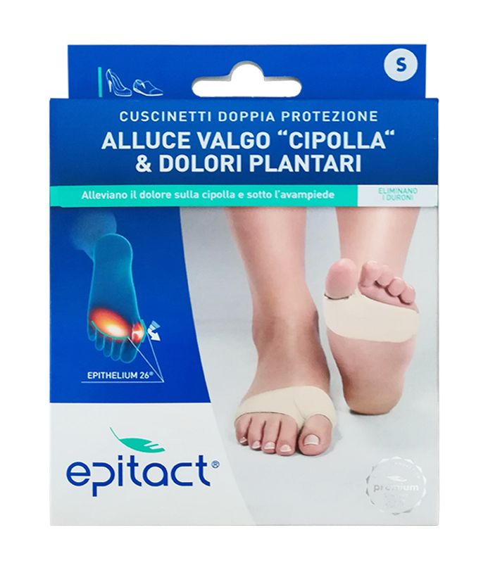 Epitact Epithelium 26 cuscinetti alluce valgo cipolla e dolori plantari TG S-1