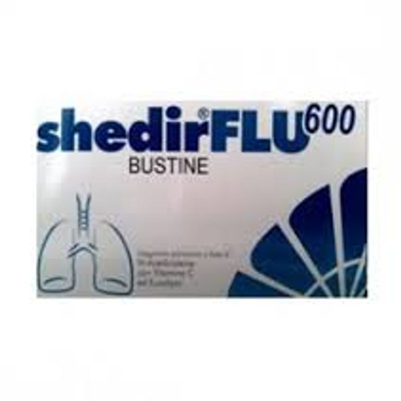 ShedirFlu 600 Integratore Alimentare Vie Respiratore 20 bustine-1