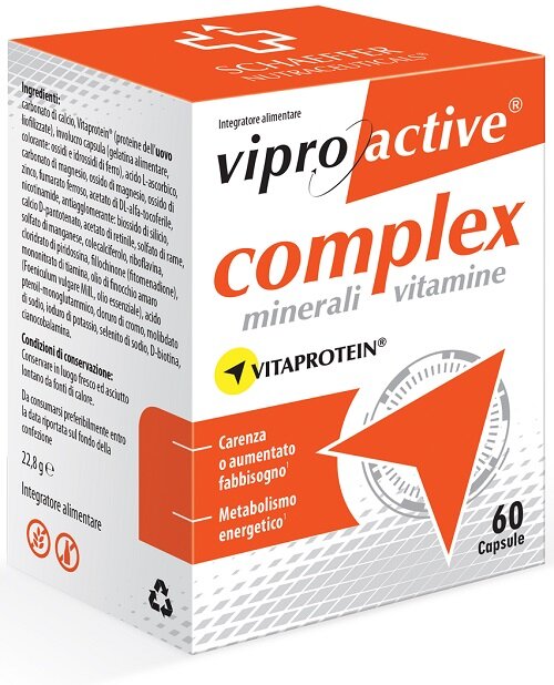 Viproactive Complex multivitaminico e multiminerale 60 Capsule-2