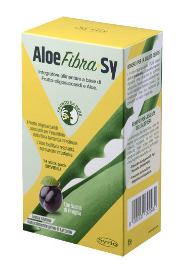 Aloe Fibra SY con succo di prugna per la regolarità intestinale 14 stick pack bevibili-1