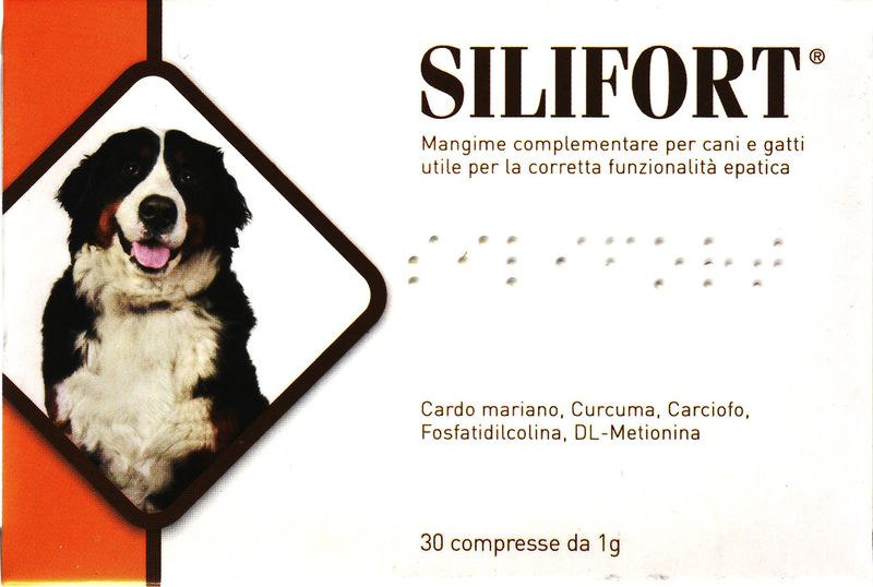 Silifort supplemento nutrizionale per cani e gatti 30 compresse da 1 g-1